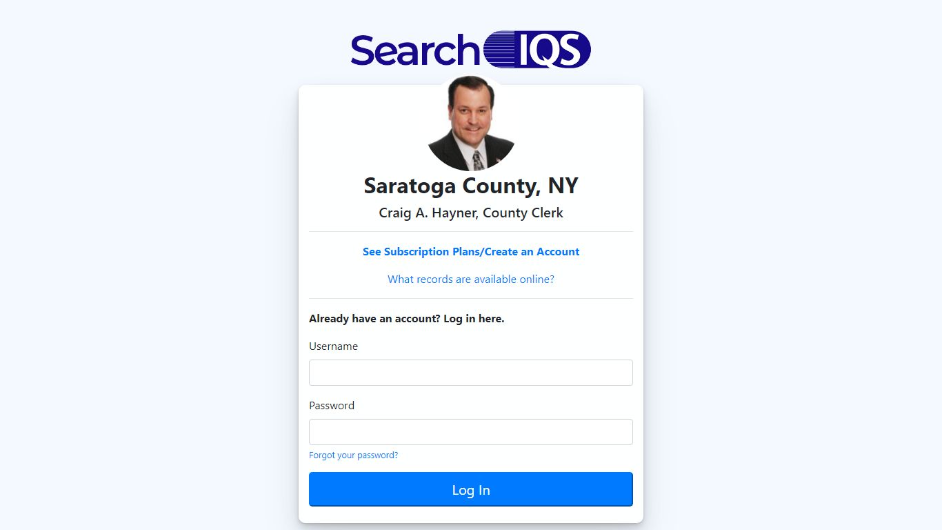 Saratoga County, NY - SearchIQS